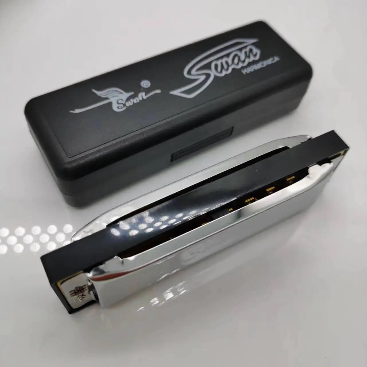 Swan Harmonica Diatonic10 Hole Blues Harp Woodwind Music Instrument Mouth Organ Harmonika For  Folk Jazz Melodica