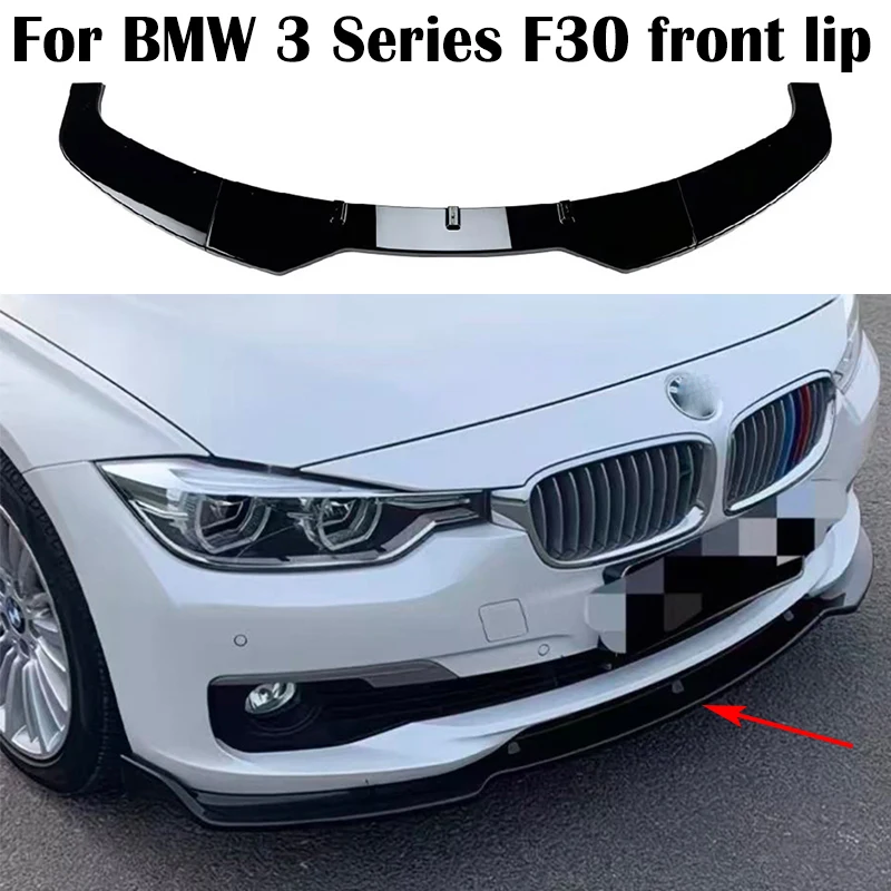 

For BMW 3 Series F30 F31 2013-2019 Car Front Bumper Lip Splitter Diffuser Body Kits Spoiler Bumper Guard Protector Accessories