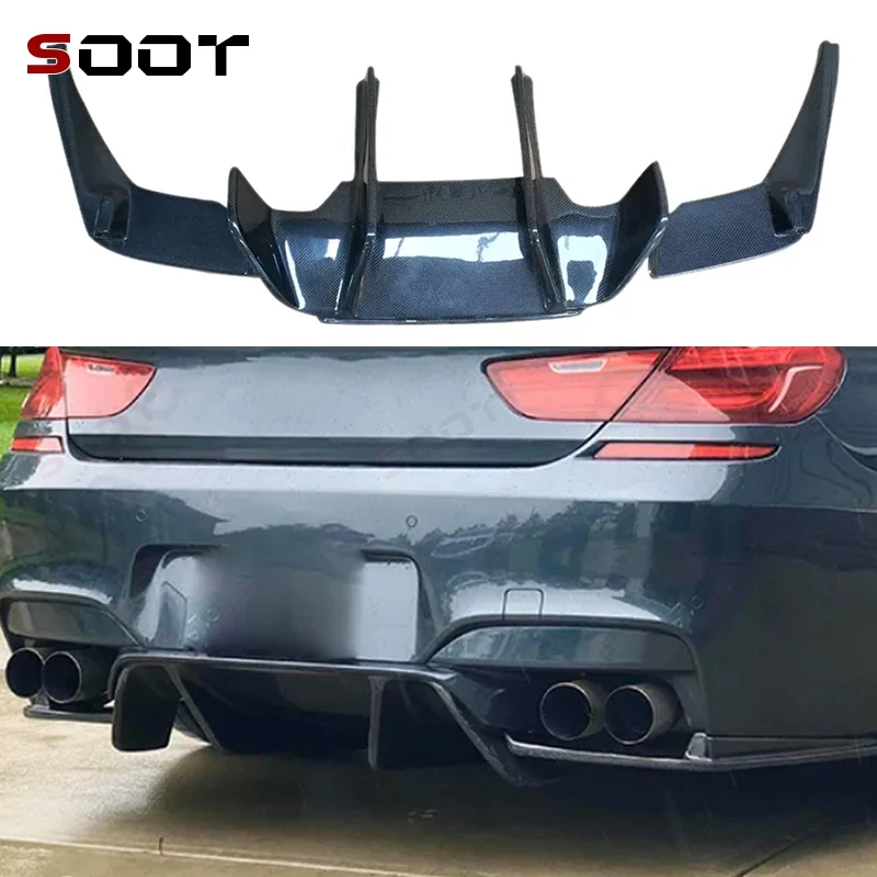 

Для BMW 6 серии F12 F13 F06: карбоновый диффузор, задний бампер, сплиттеры, спойлер с подсветкой, задняя накладка, автозапчасти