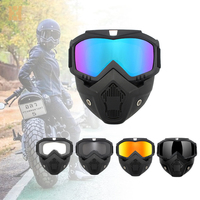 Outdoor Sport Windproof Mask Goggle HD Cycling Glasses Snowboard Eyewear Riding Motocross Summer UV Protection Sunglasses