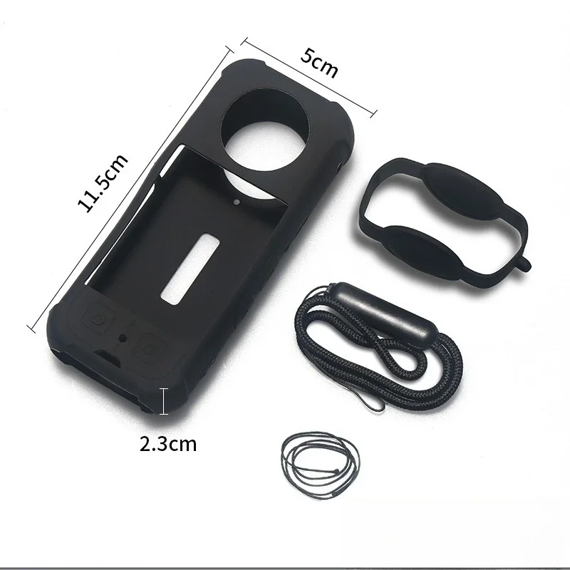 

For Insta360 X3 - Premium Silicone Case Waterproof Dustproof & Dropproof With Lens Protection