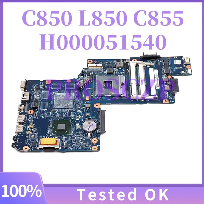 

H000051540 H000052600 main board for TOSHIBA Satellite C850 L850 laptop motherboard HM76 DDR3 UMA HD