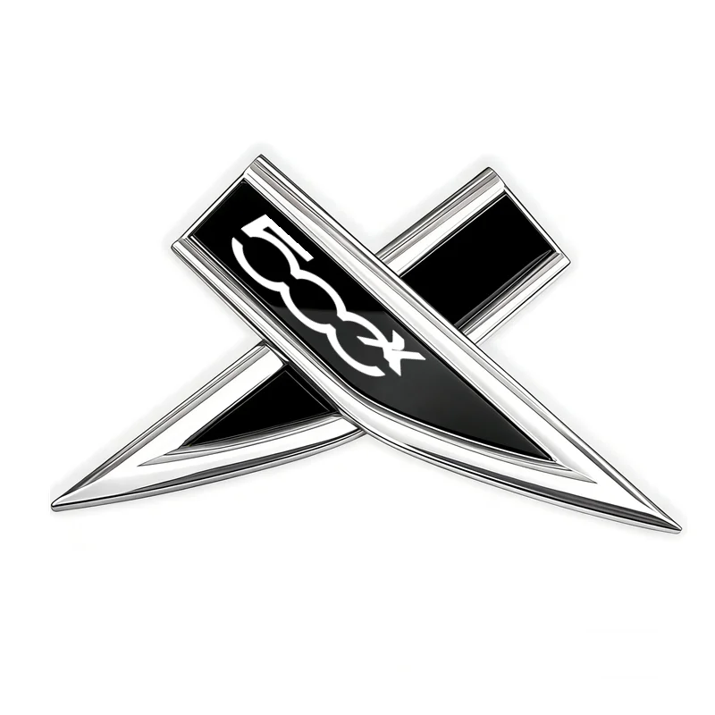 

DIY Car Emblem Fender Blade Decal Badge Car Body Protective Sticker For Fiat 500 500C 2012 500X 500L Accessories