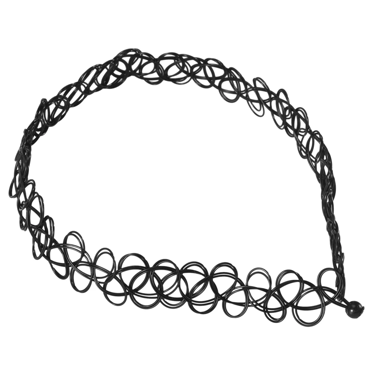 T71C Tatuagem vintage preta elástica tornozeleira pulseira retrô henna