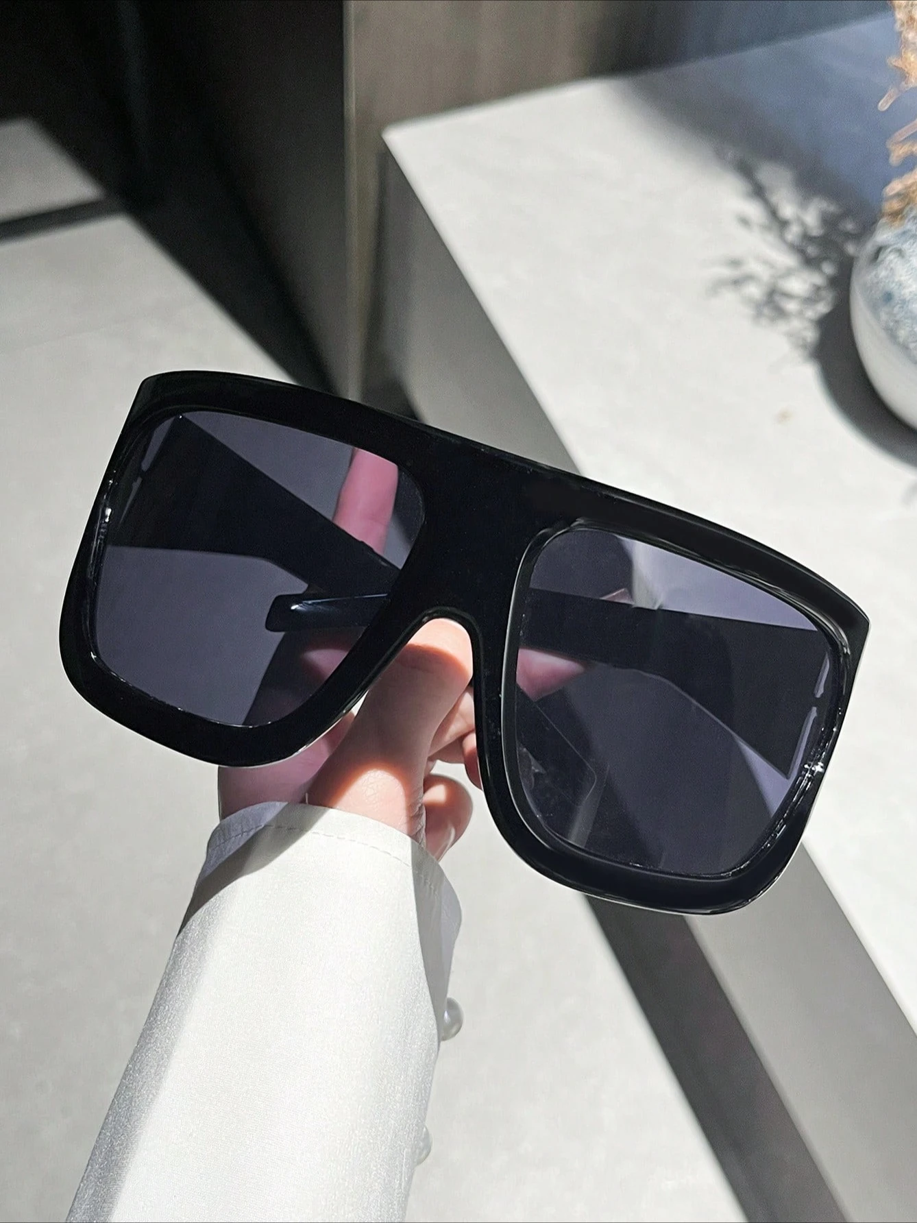 نظارات شمسية رياضية رجالية ذات تصميم فريد من نوعه على طراز Y2K أنيقة بإطار كبير للنساء والرجال