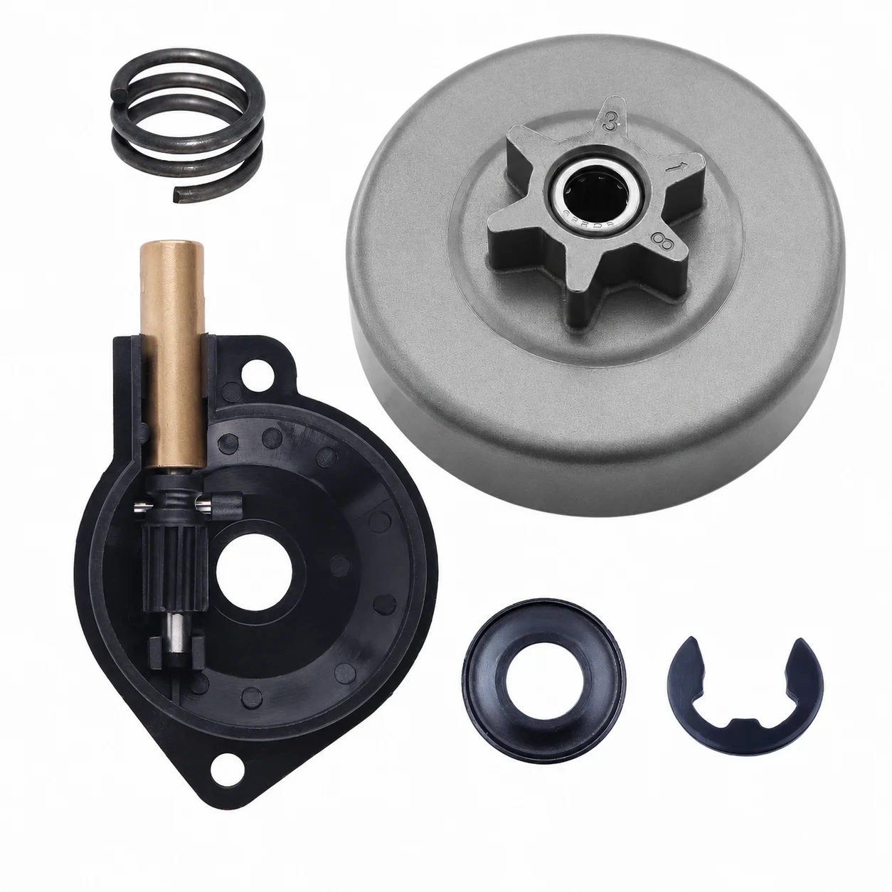 Chainsaw Parts Sprocket Clutch Drum Kit Oil Pump Assy Worm Gear For Poulan P3314 P3416 P3516PR PP3516AVX P3816 P3818AV 530057905