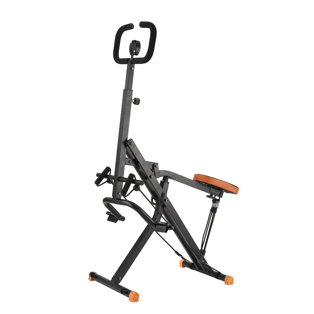 Foldable Simulated Riding Machine Abs Hip Leg Workout Body Building Home Gym Horse Rider
