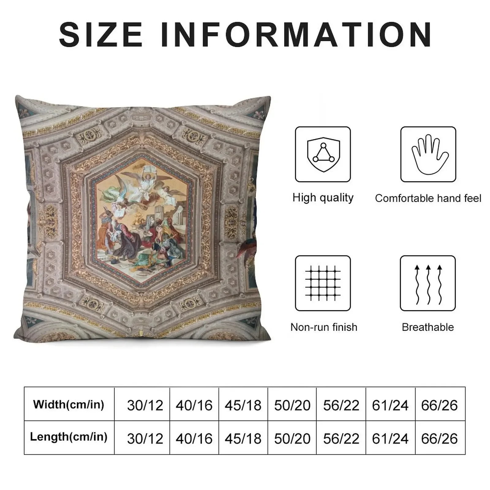 Vatican Ceiling Fresco V Throw Pillow Christmas Covers Pillow Decor Decorative Cushion pillow