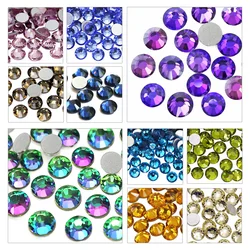 Multi Colors SS16 SS20 Mix Sizes Non Hot Fix Rhinestone Flat Back Crystals Strass Glass Glitters Stone For DIY 3D Nail Art Decor