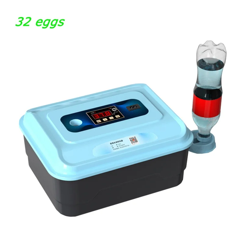 220V 20/32 Eggs Brooder Incubator Temperature Control Water Bed Imitation of Real Poultry Hatching Tools Machine small household