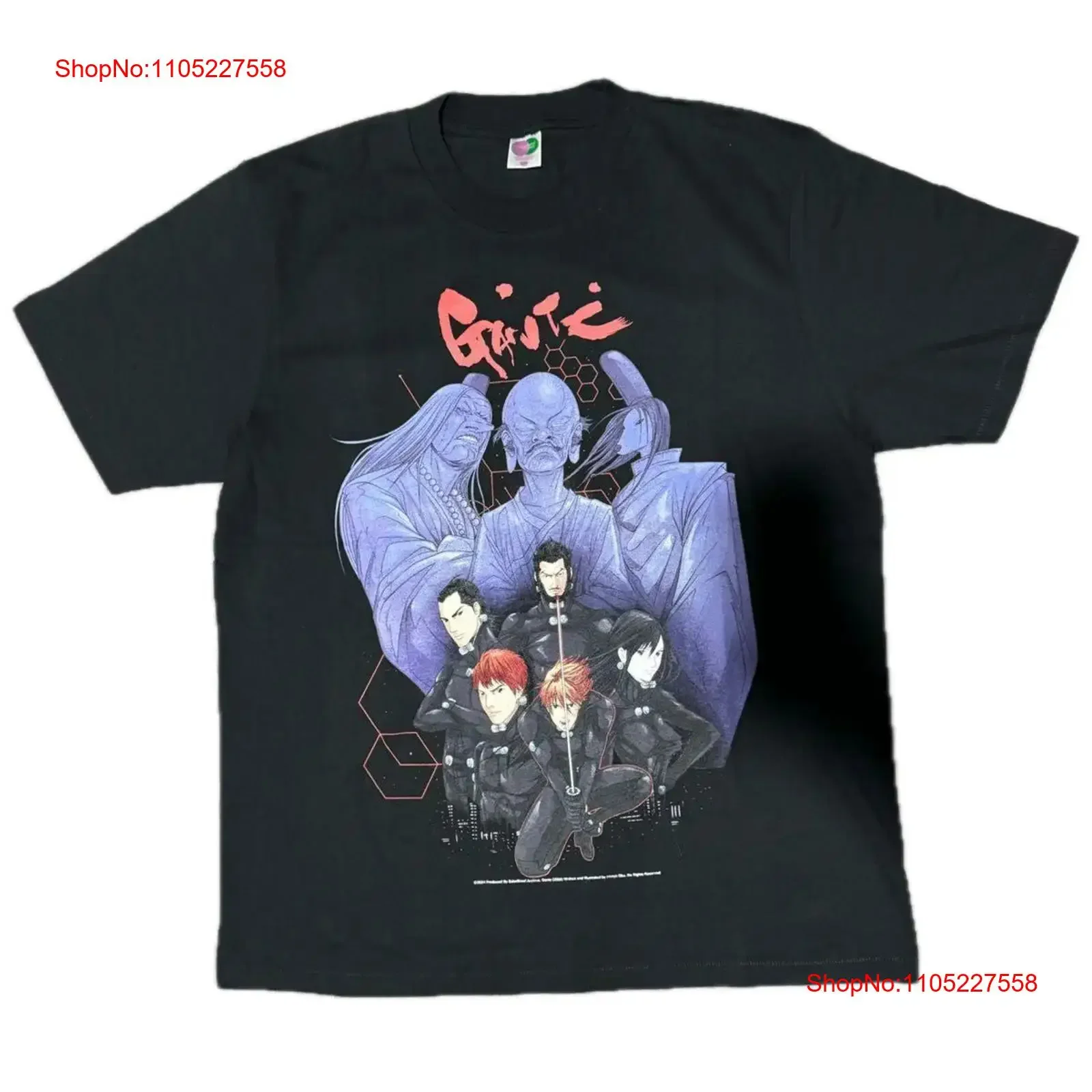 GANTZ Anime camiseta XL vintage lavado elegante Casual Top para uso diario ropa de diseñador gráfico ligeramente versátil homme