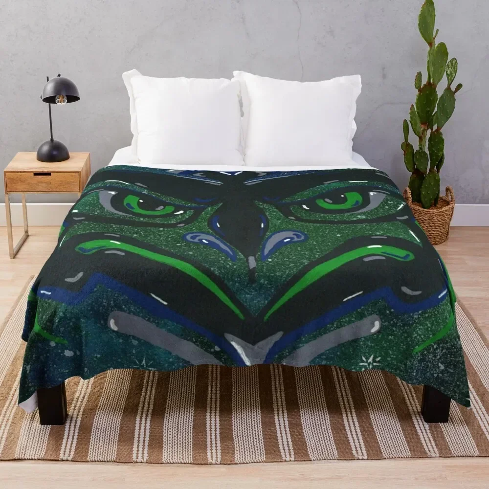 

Home Town Pride (SeaHawks) Throw Blanket Decorative Sofas sofa bed funny gift Blankets