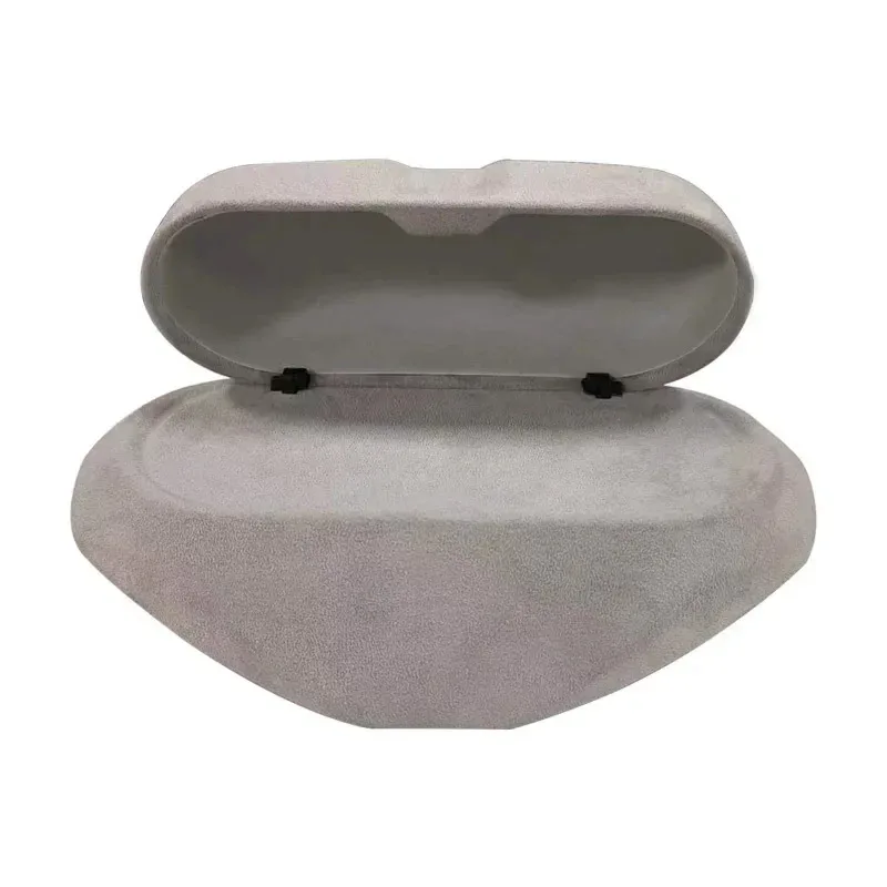 For Tesla Model for 3 Y Sun Visor Eyeglasses Organizer Box ABS Shell with Soft Suede Lining Clip Mount 23.5x12x9.5cm Dimensions