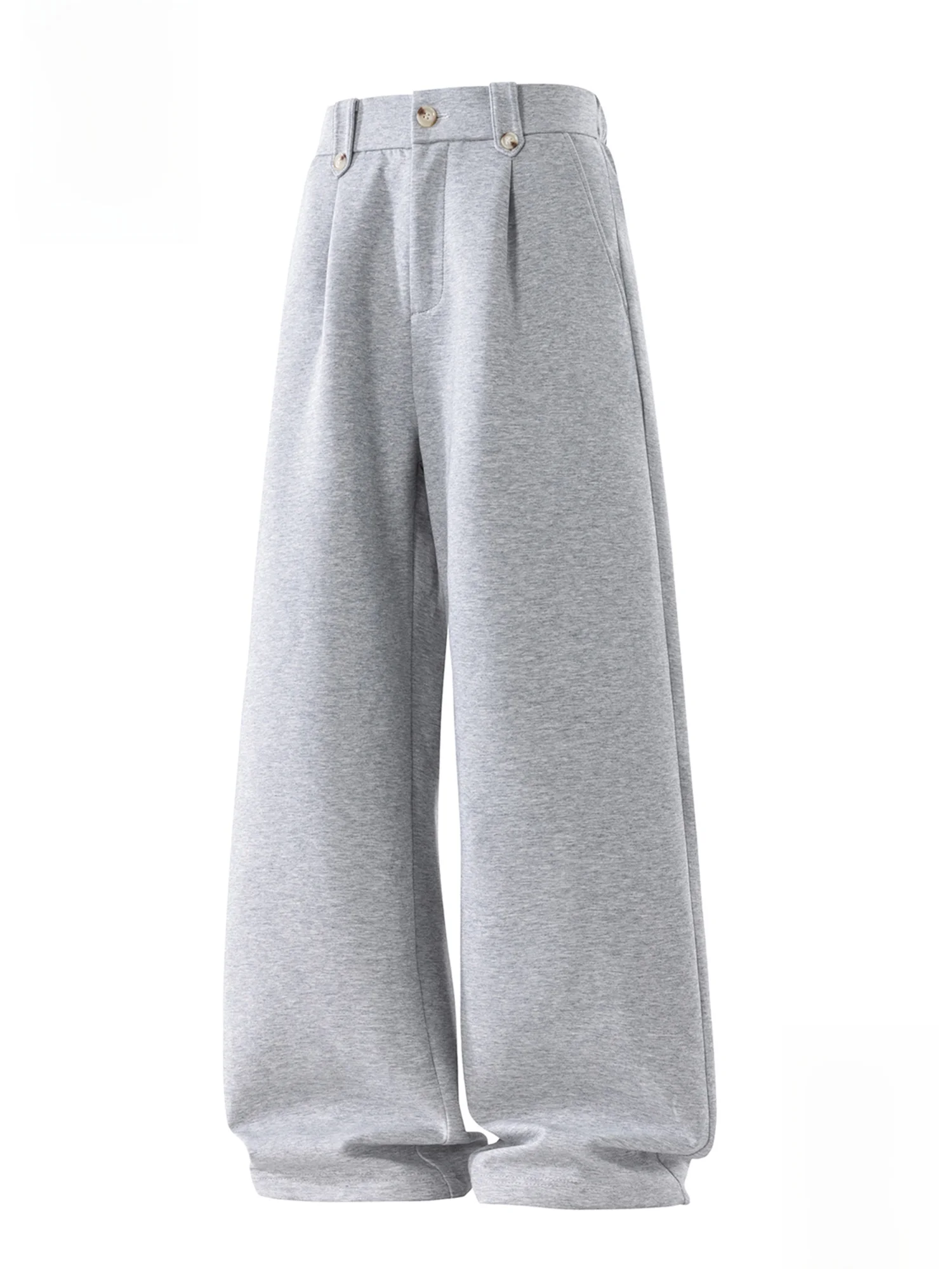 

PaulFrank Knitted Spor Wide Leg Pants Loose Straight Casual Spring Faion for Men Anti-Wrinkle Cotton Polyester Blend