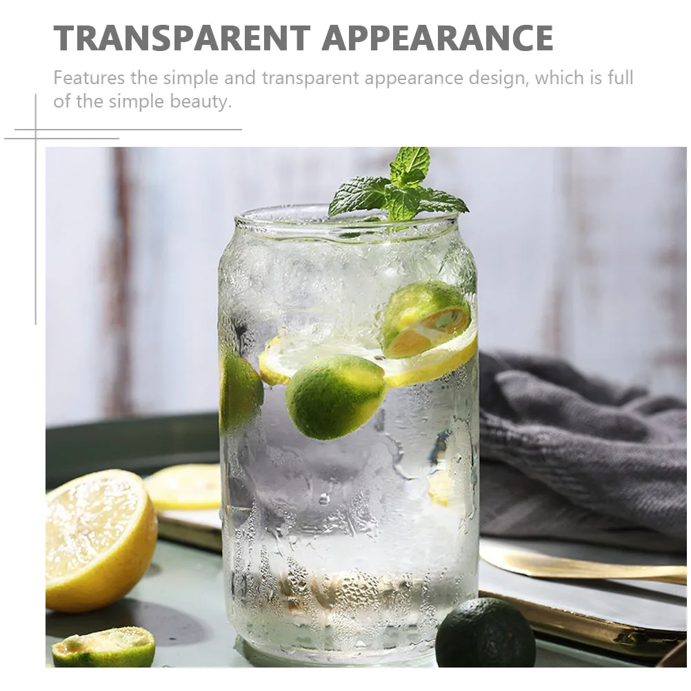 

2Pcs Premium Glass Drinking Cups Transparent Design Smooth Surface Cocktail Water Tea Milk Party Gathering