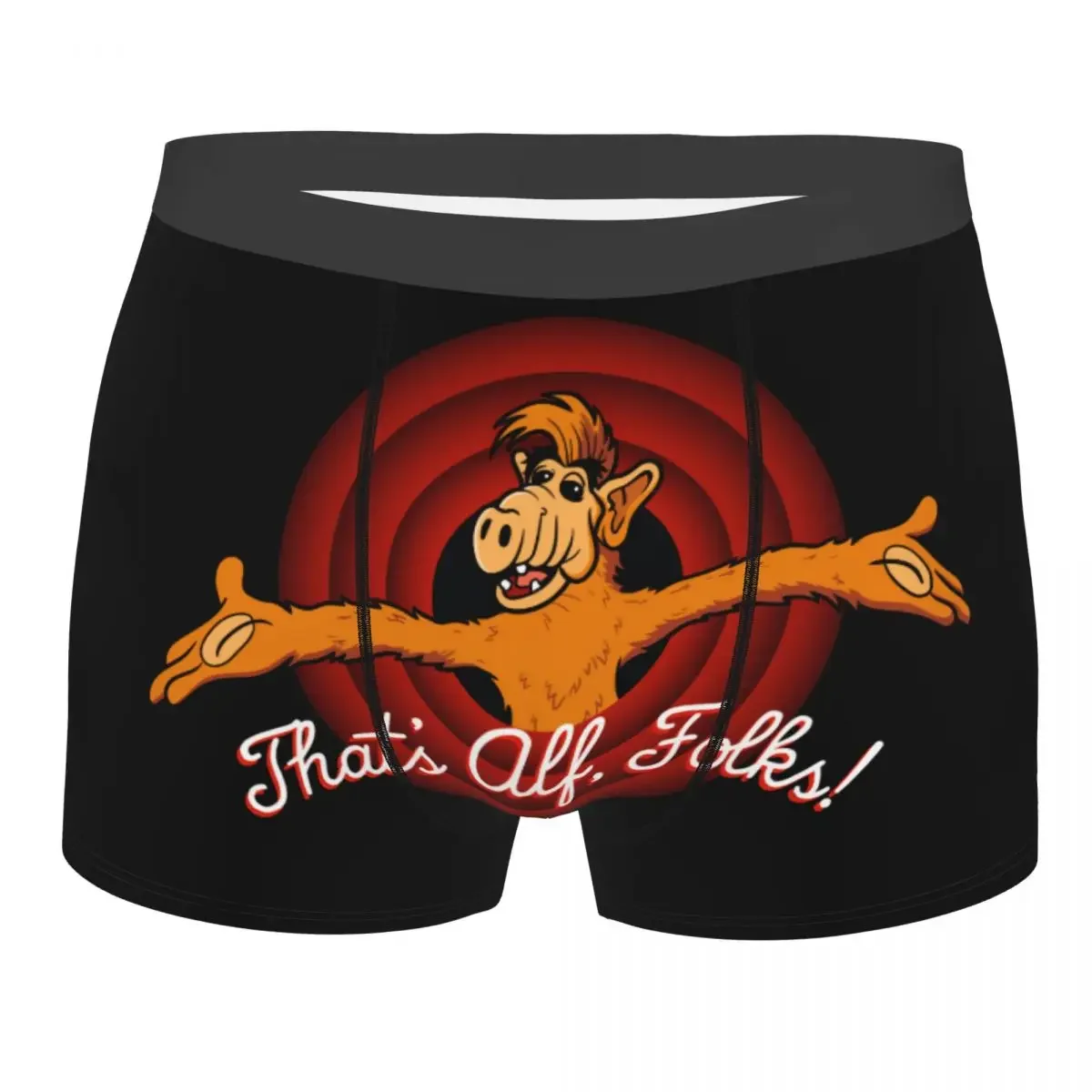 Male Sexy That's Alf Folks Underwear Alien Life Form Boxer Briefs Men Stretch Shorts Panties Underpants