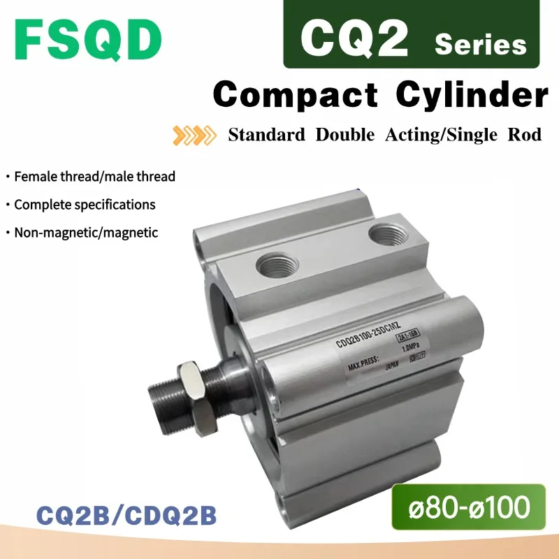

Стандартный компактный цилиндр двойного действия CQ2B100 CDQ2B100-5 10 15 20 25 30 35 40 45D DC DZ DCZ DM DMZ DCMZ CQ2 CDQ2B Серия CQ2B
