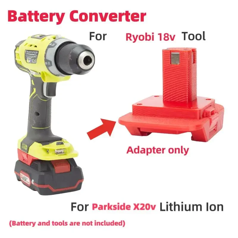 

For Parkside To Ryobi Adapter For Parkside x20v Battery To For Ryobi 18V Cordless Tools Converte(﻿Adaptor Only）