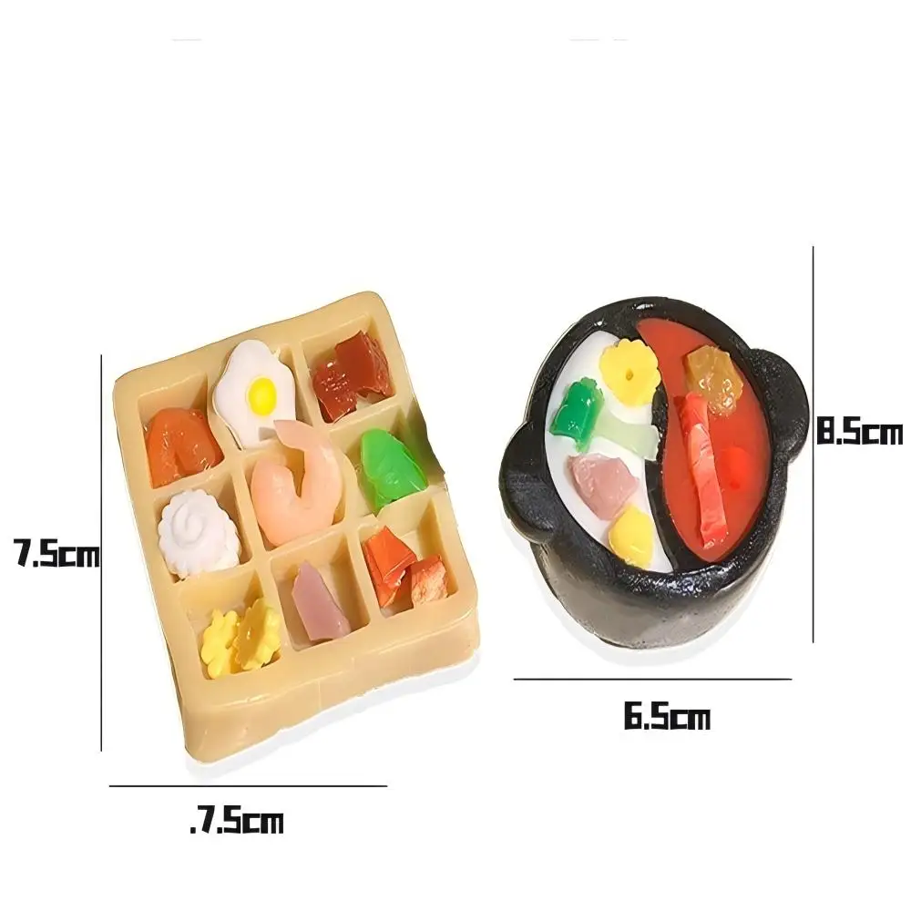 Pinching Dumplings Cute Soup Hot Pot Pinching Toy - Two-in-One Spicy Clear Soup Design, Cute and Relaxing Pinching Toy, Black Po view 5