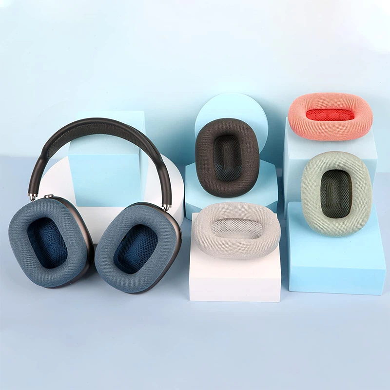 Replacement Ear Pads For Apple Airpods Max Wireless Headphone Accessories Ear Cushion Memory Foam Ear Cups Repair Parts Memory