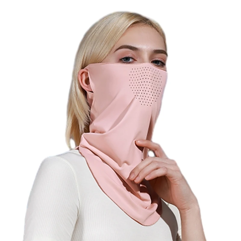 Breathable Mask Sun Protections Coolings Neck Scarves Faces Cover Sunscreens Mask