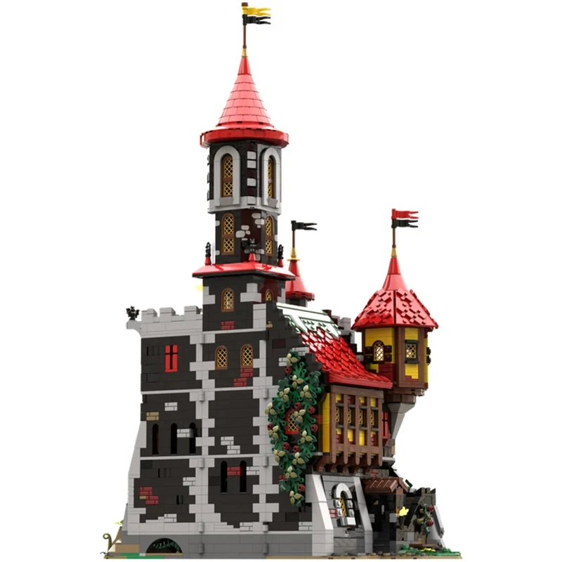 ชุดตัวต่อ MOC สถาปัตยกรรมยุคกลาง ปราสาทแห่งอสูรผีเสื้อ 3995 ชิ้น แบบประกอบเอง ของเล่นเด็ก ของขวัญวันเกิด/คริสต์มาส