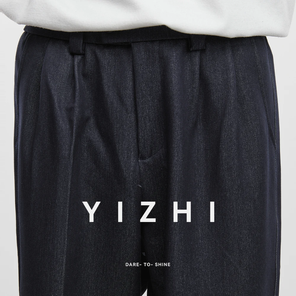 Men's Fashion Casual Pants 2025 Autumn New American Commuter High Street Retro Loose Wide Leg Pants Men's Casual Suit Pants