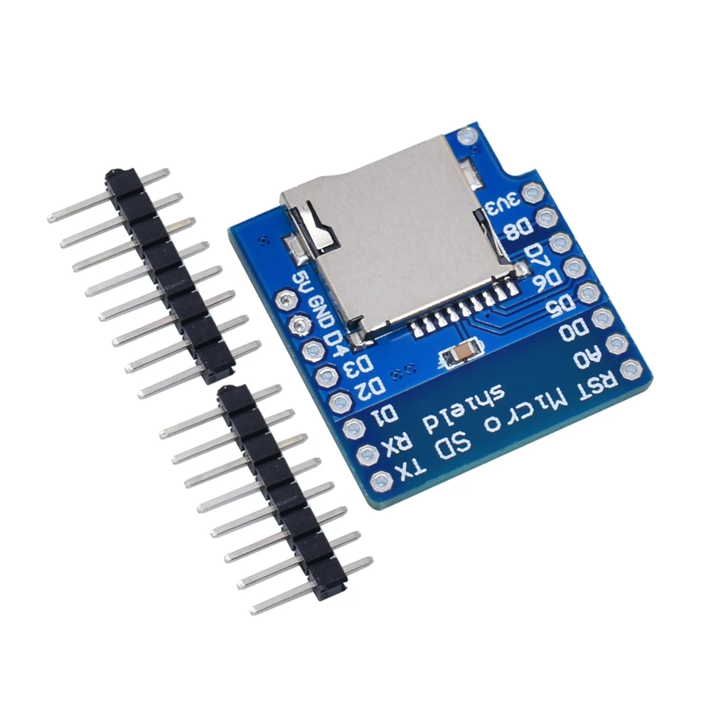 1-5PCS Micro SD Storage Expansion Board For D1 MINI Micro SD TF Card Memory Shield Module SPI For D1 MINI