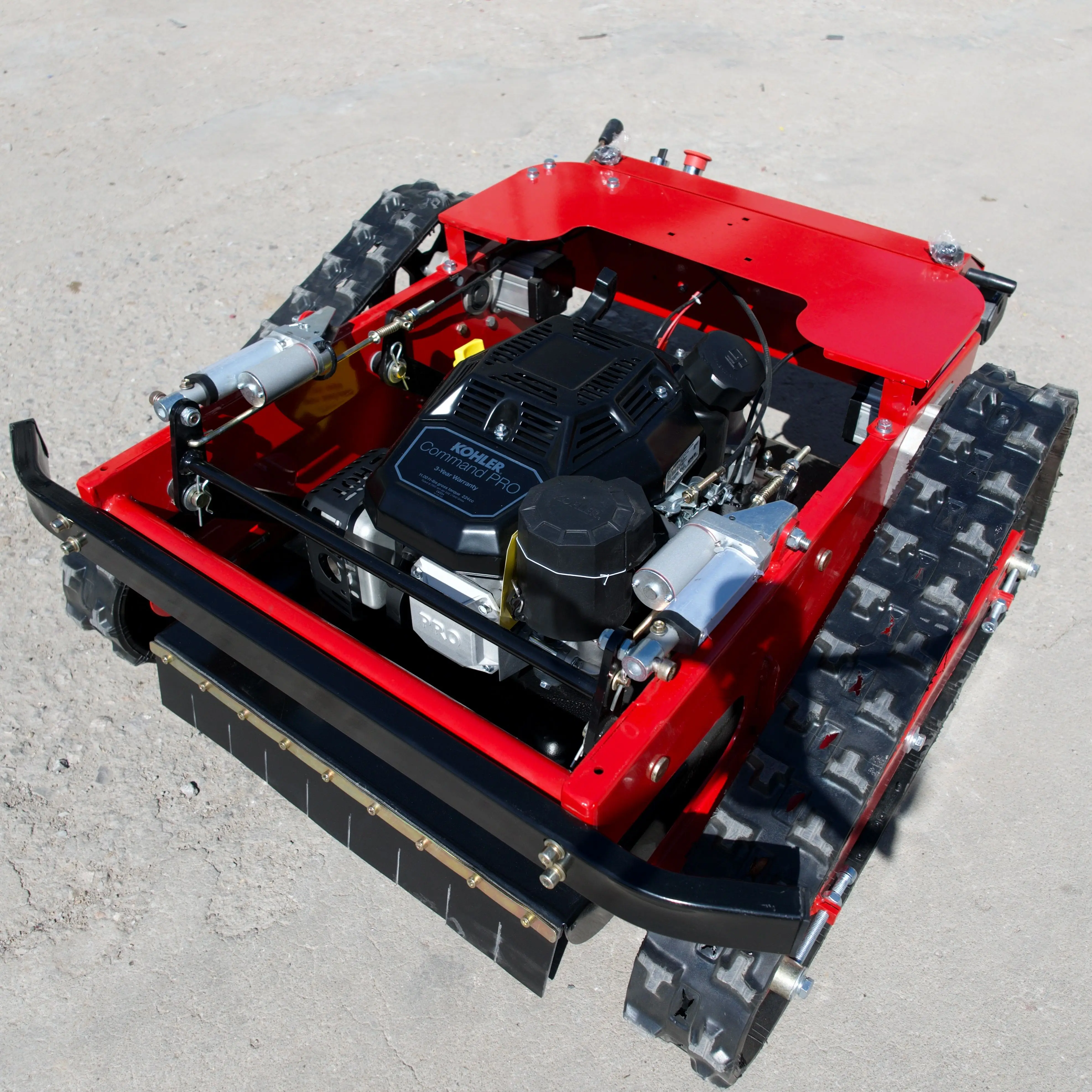 OEM Custom Remote Control Crawler Lawn Mower Compact Grass Cutter for Garden Landscaping and Property Maintenance