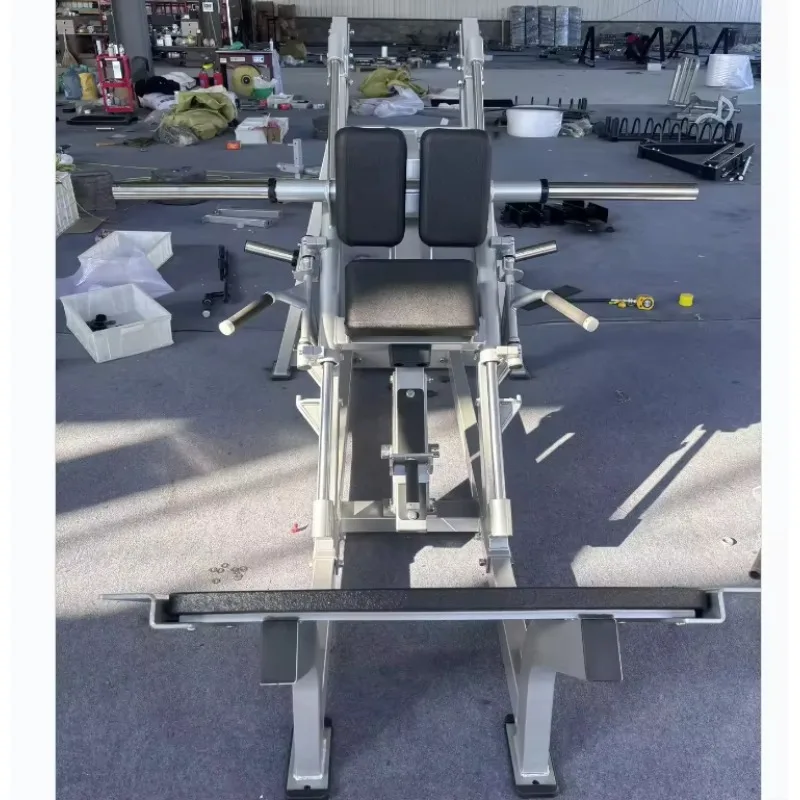 

Коммерческий тренажер для жима ногами под углом 45 градусов, силовой тренажер для приседаний с отягощениями