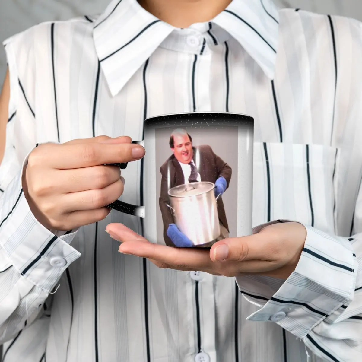 Kevin Chili The Office Malone Michael Scott Office Dunder Mifflin Mug Ceramic Coffee Cups Tea Mugs Milk Cup Drinkware Gifts