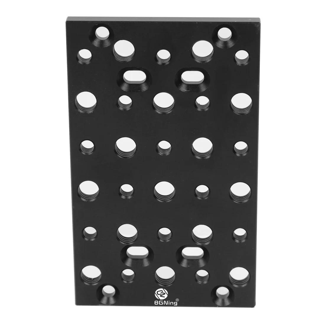 BGNing Schaltplatte Kamerahalterungsplatine SLR 1/4 3/8 Käseplatte für Schienenblöcke Schwalbenschwänze und kurze Stangen für Canon 5D2 5D3 5D4 – Detail 8