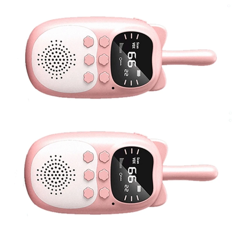 Walkie Talkie Educatief speelgoed met zaklamp Kinderen leren Camping Walkie Talkie D5QF