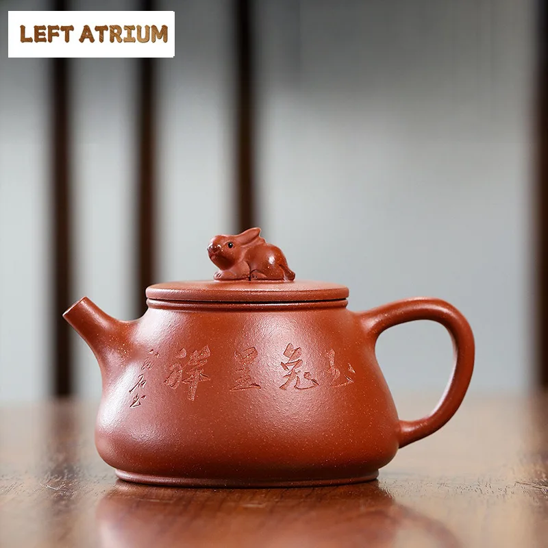 

190ML High-end Yixing Purple Clay Teapots Handmade Pot Raw Ore Downhill Mud Tea Brewing Kettle Chinese Zisha Tea Set Accessories