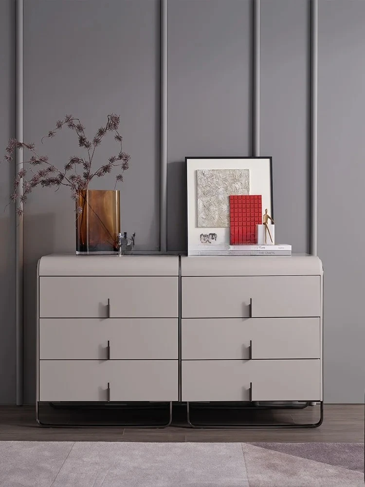 

Italian minimalist restaurant side cabinet Modern minimalist light luxury side cabinet Locker