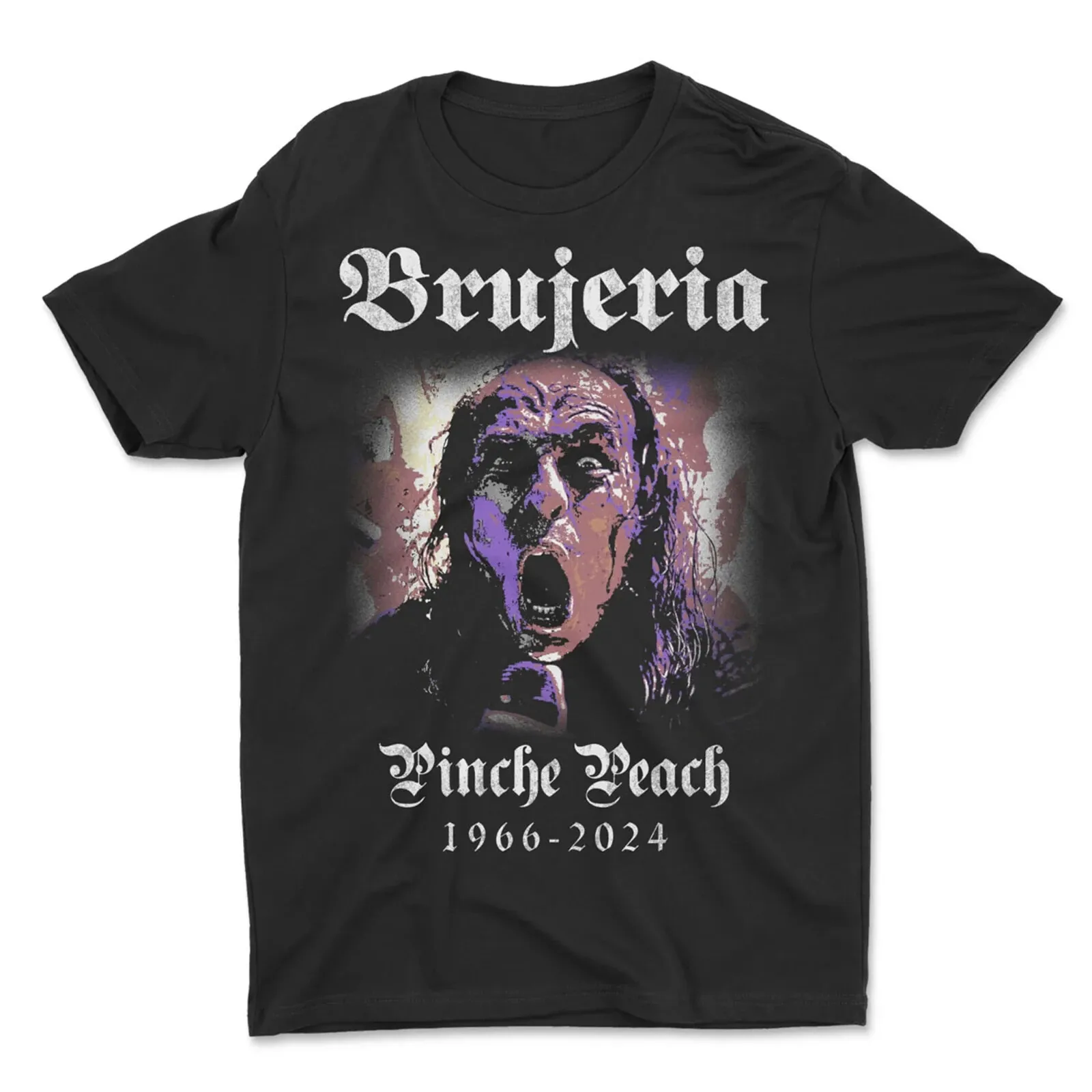 Brujeria Pinche Peach Black Unisex Cotton All Size S-5XL T-shirt M431