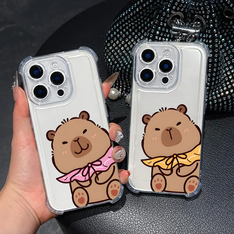 

Cute Capybara Case For Samsung Galaxy A17 A27 A37 A57 A07 A56 A26 A36 A06 A16 A55 A35 A25 A15 A05 A54 A52 A34 Soft Clear Cover