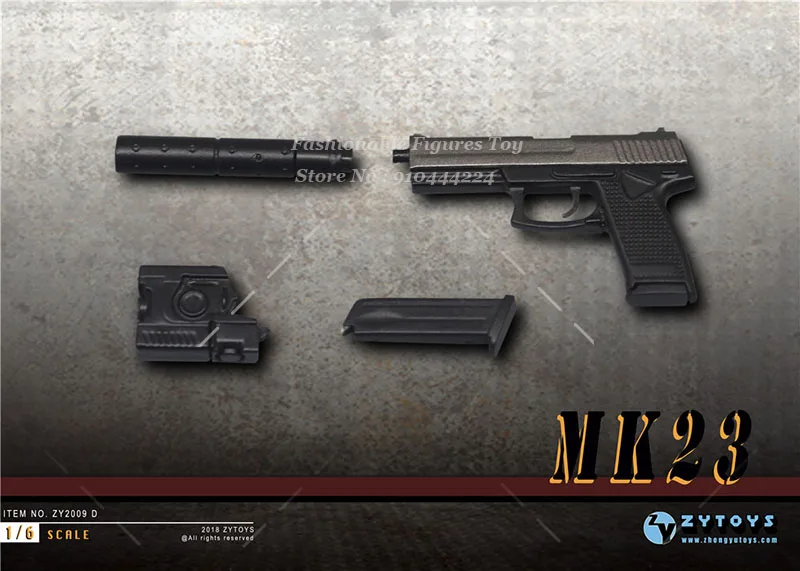 ZYTOYS 1/6 broń żołnierska Magnum M500 M1911 pistolet M9 pistolet X26 Mini plastikowy pistolet zabawki militarne zmieścić 12-calową figurkę