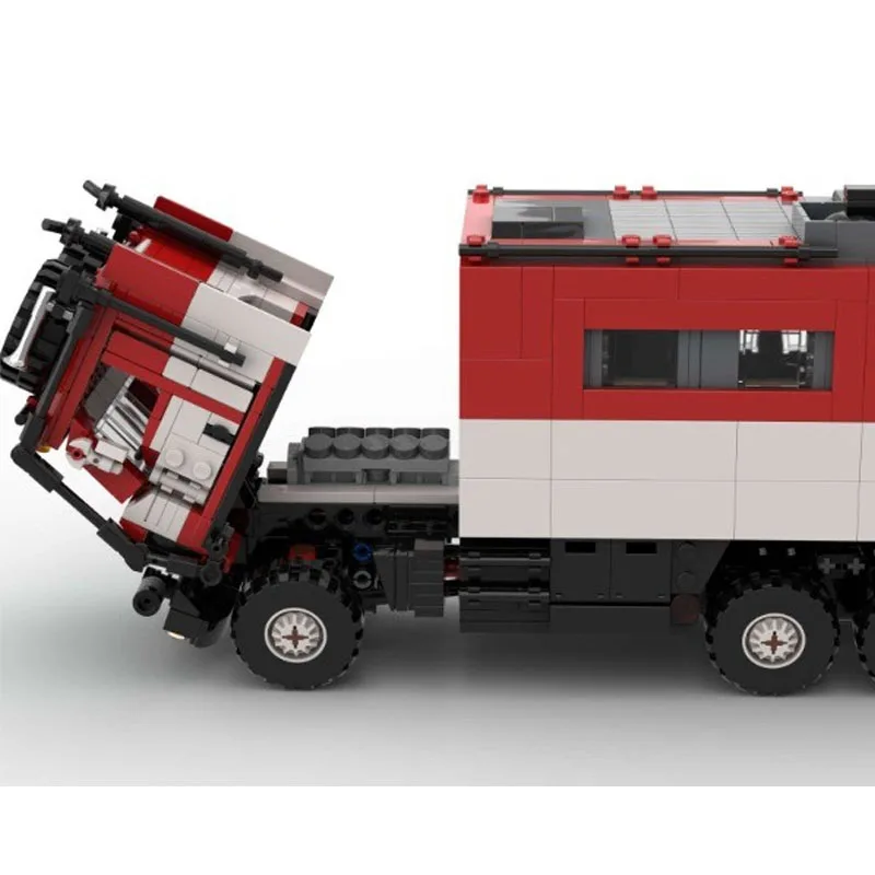 MOC-173399 Classic New Outdoor Camping RV Building Block Model 1533 Parts MOC Creative Boys Children's Birthday Toy Gift