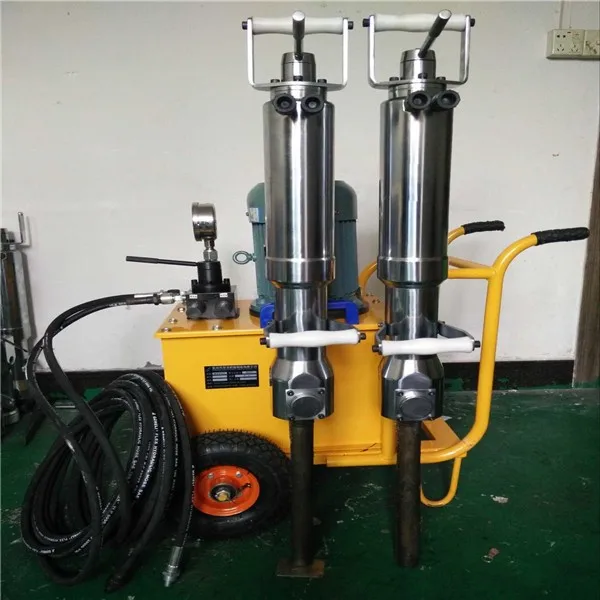 Granite Boulder Splitting Hydraulic Rock Splitter Machine with 4.2KW Engine for Sale