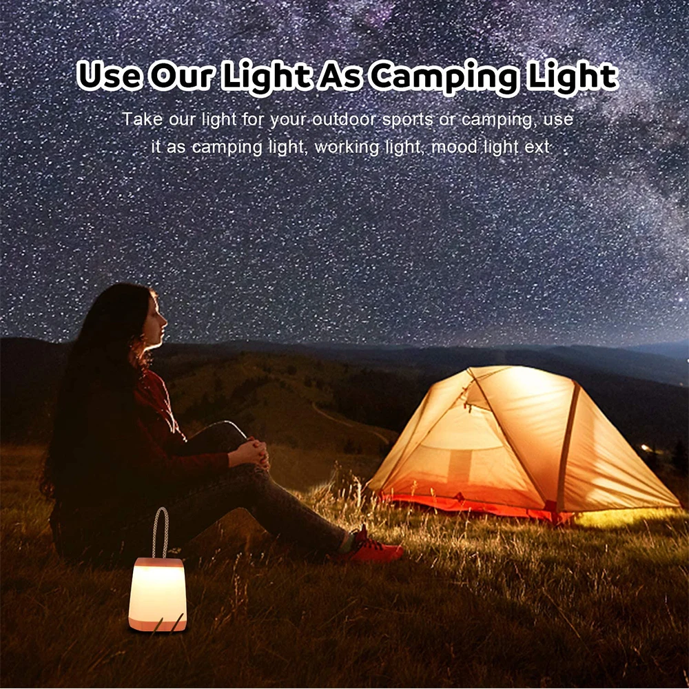 LED Camping Lanterna Portable LED Tent Lantern Battery Powered Lamp 3 Modes Emergency Light Backpacking Camping Hiking Fishing