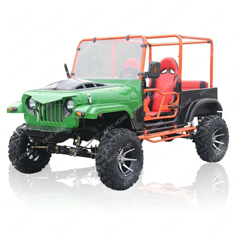 Pathfinder Four-Wheel ATV Water-Cooled Four-Wheel Drive Two-Wheel Drive Jeep Kart off-Road Farmer Car Electric Bicycle