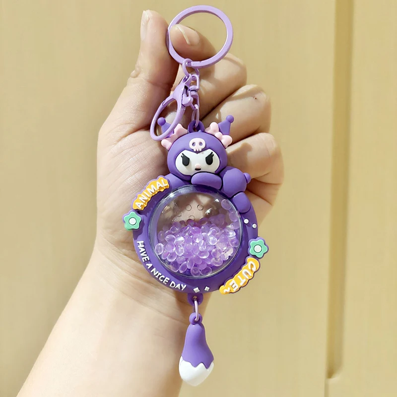 

Sanrio My Melody Hello Kitty Cinnamoroll KuromiFragrance Beads Keychain Creative Aromatherapy Car Bag Pendant Small Gift