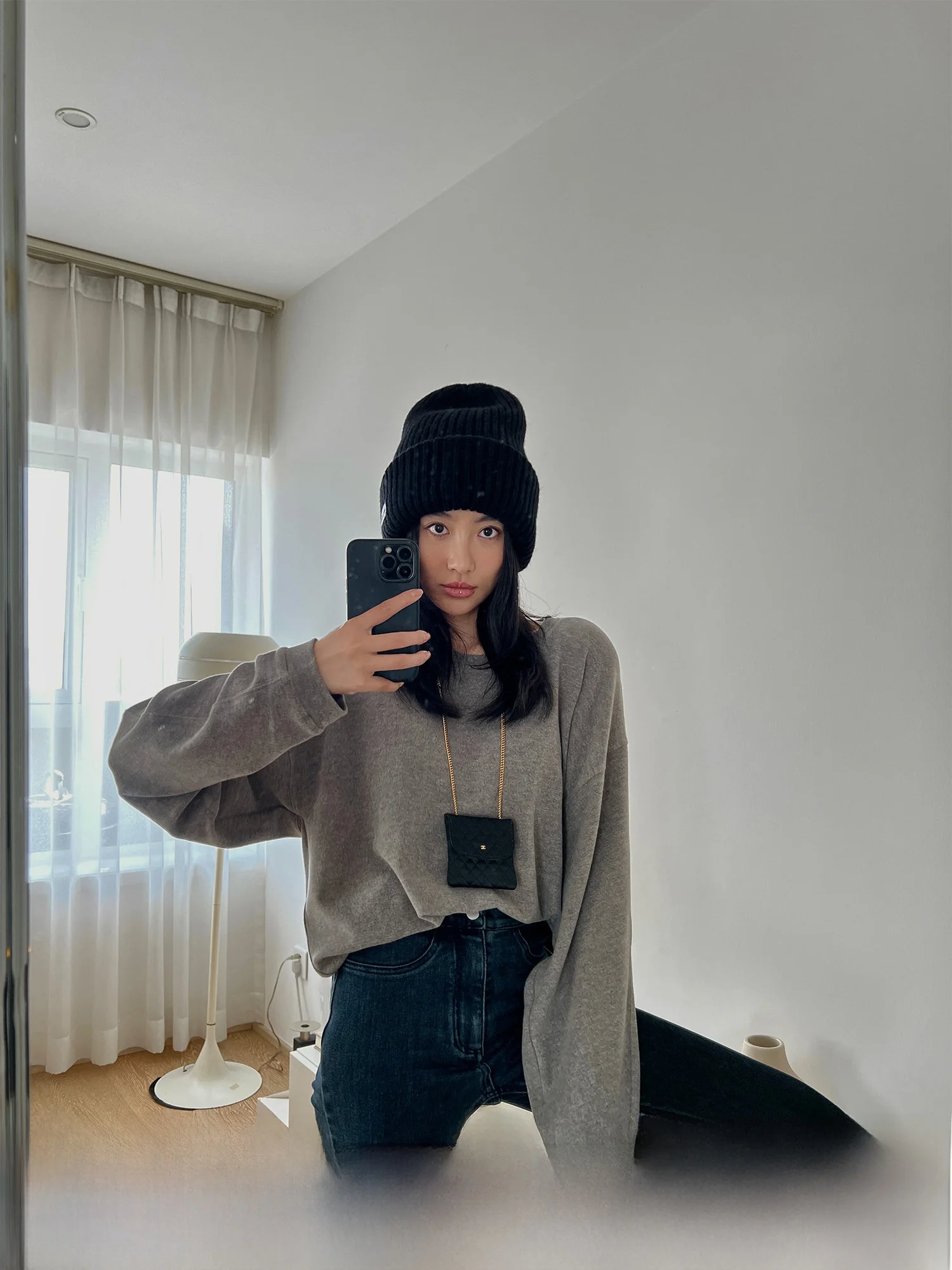 

SOTHEA Ji Women's Long Sve Fce-lined T-irt Casual Loose Fit Comfortable Skin-friendly Brued Cotton Polyester Blend ...