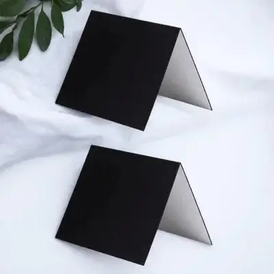 

2 шт. складных прямоугольных светоотражателей формата А4 с белыми, серебряными и черными поверхностями для предметной съемки еды