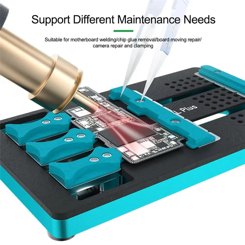 

CJSD-RL-601L PLUS Universal Double-Slot Motherboard Fixture: IC Chip & PCB Jig Board Holder For Phone Repair Tools