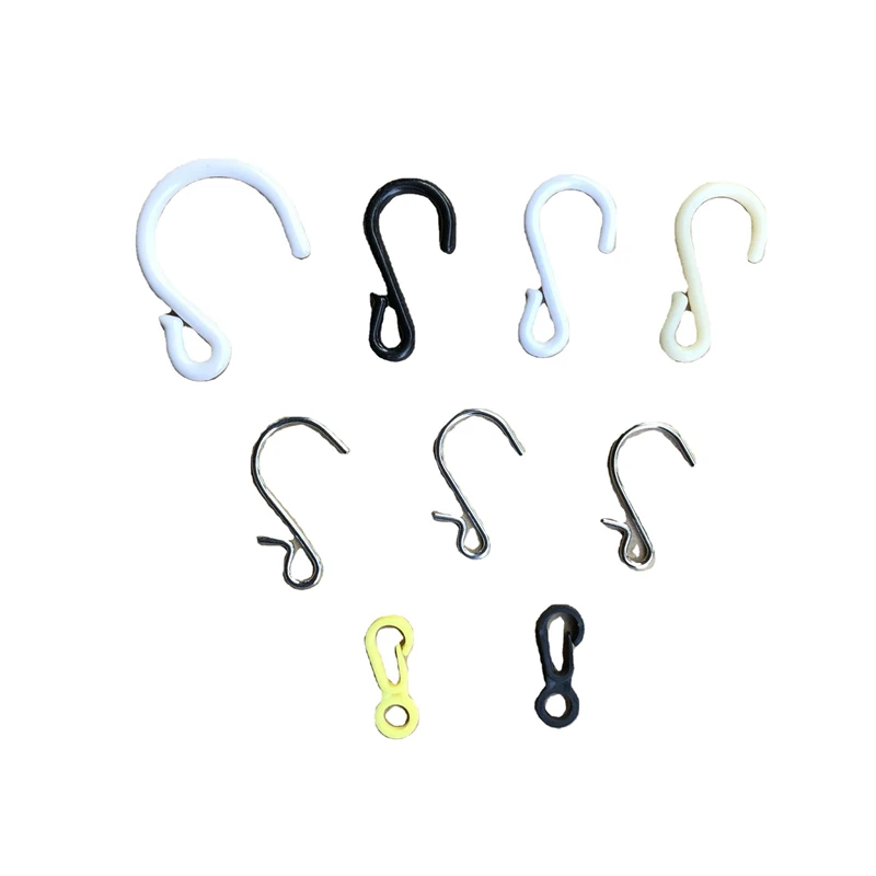 

100pcs S Hooks Hanging Mini Plastic White S Shaped Utensils Clothes Towel Spoon Hangers Racks Hooks for Kitchen Bathroom