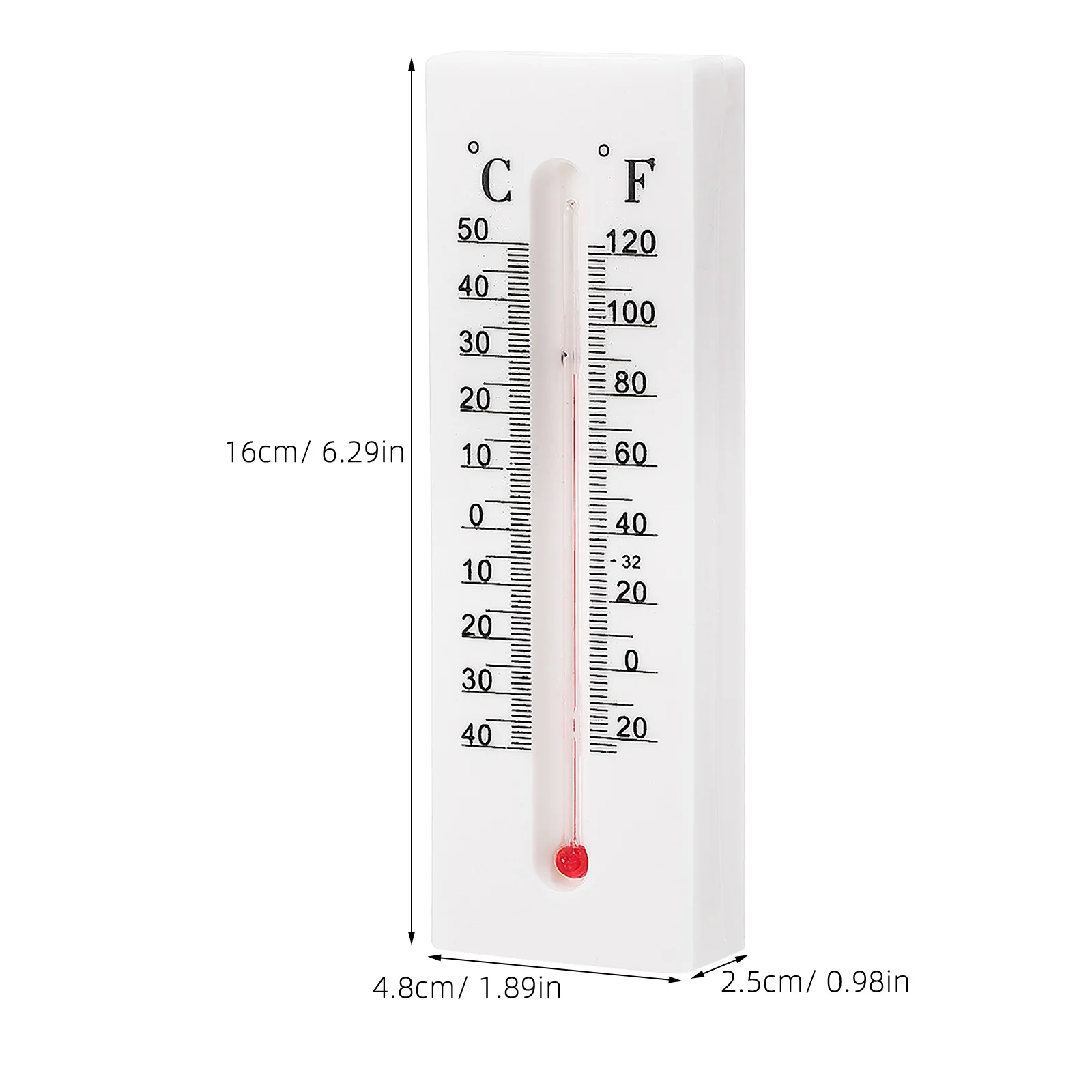 2 pcs Hider Storage Decorative Outdoor Thermometer Clever Hide A Key Outside Key Storage Decorative Wall Mount Safe Box