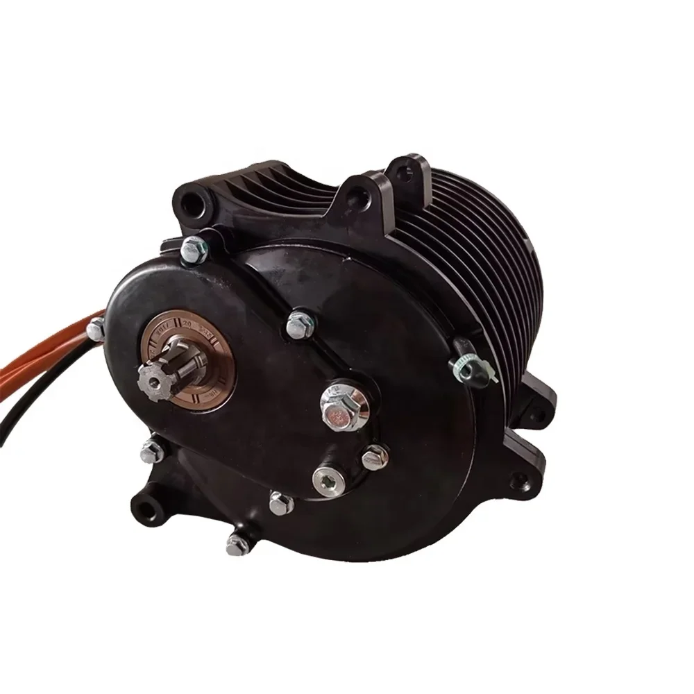 QSMOTOR 138 3000W V3 70H 5500W Max Continuous 72V 100KPH Mid Drive Motor Conversion Kit For Dirt Bike