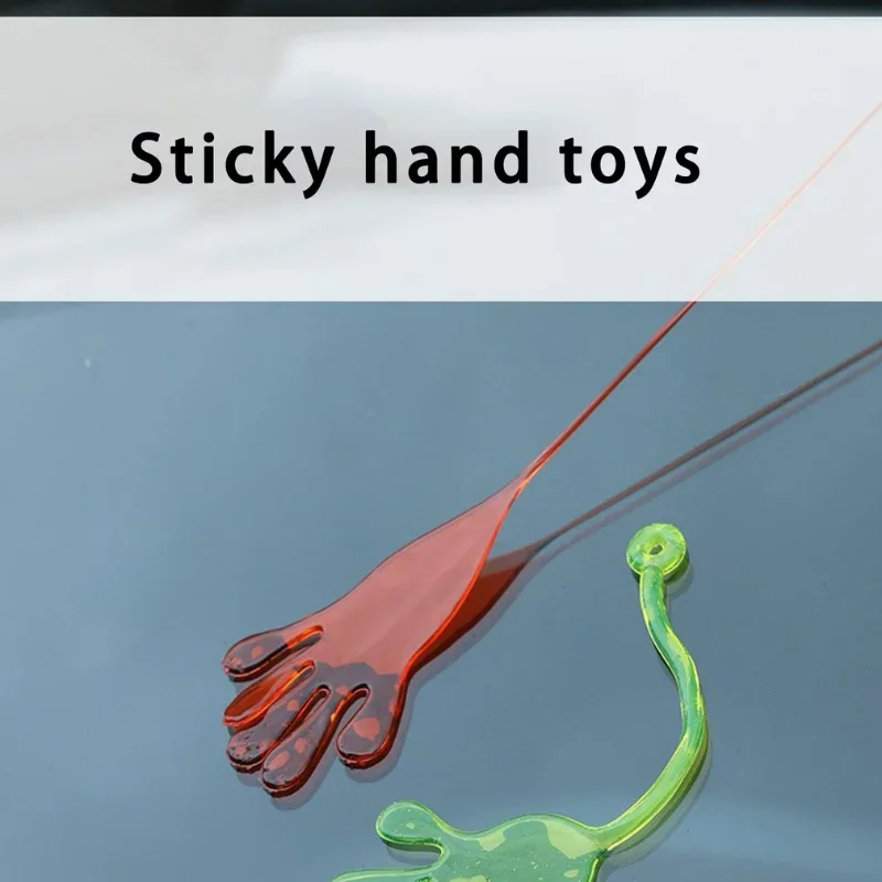 Squishy Toy Slap Hands Palm Toy Elastic Sticky Toy For Kid Gift Party Gags Practical Jokes Elastic Creative Tricky Toys